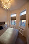 Day-night shades in bedroom
