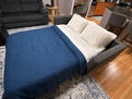 Living Room, Memory foam pullout queen couch