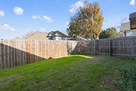 Fenced back yard