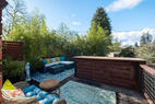 Outdoor seating to relax. Seamless indoor-out