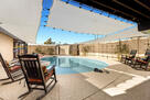 Sparkling private pool