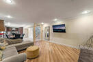 Modern spacious living room