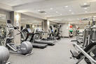 Spacious gymnasium on first floor of the buil