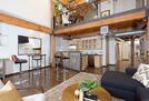 Kitchen and loft