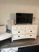 large dresser in primary