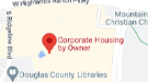 Map of Corporate Housing by Owner headquarters