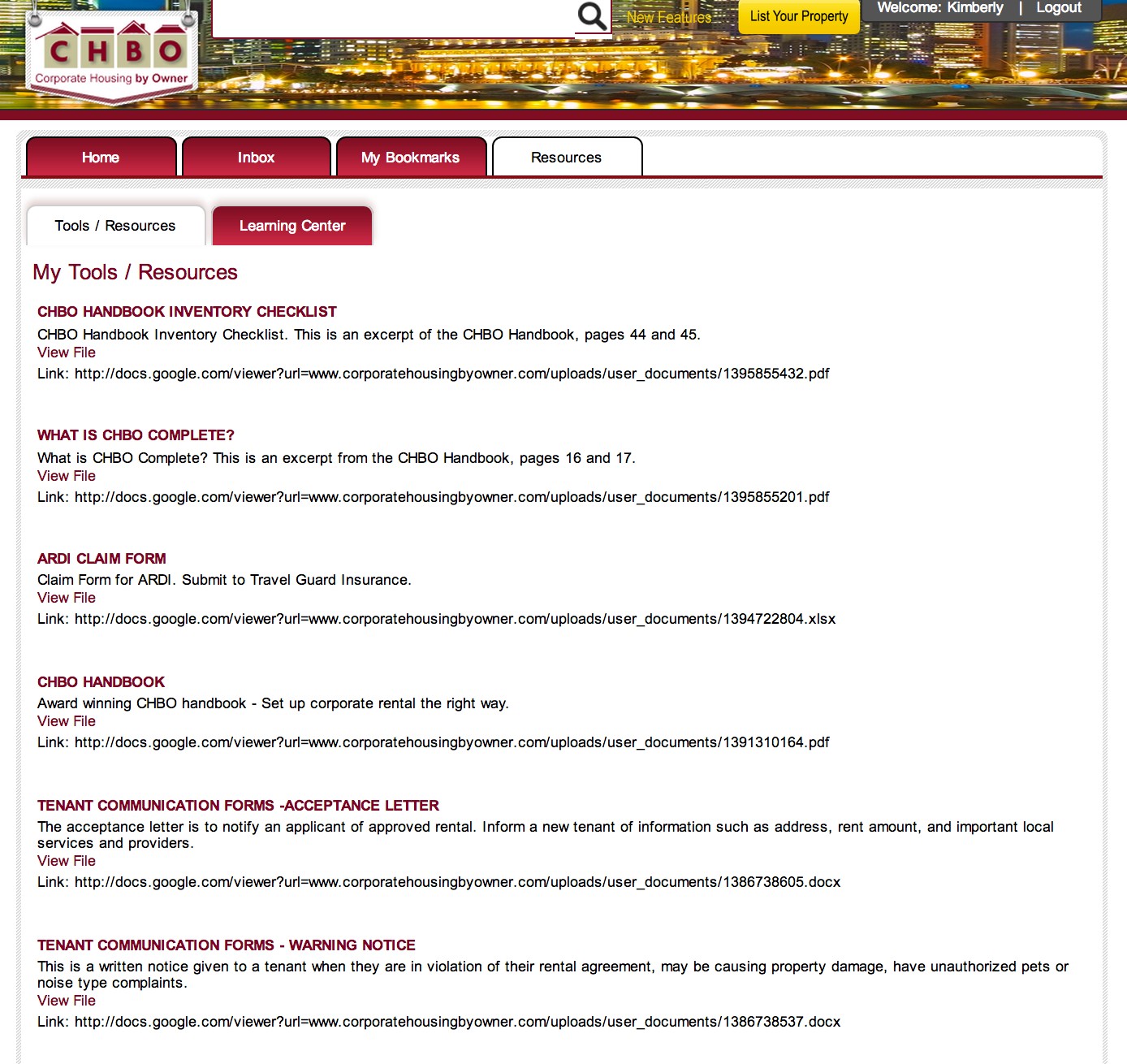 Free Resources from CHBO