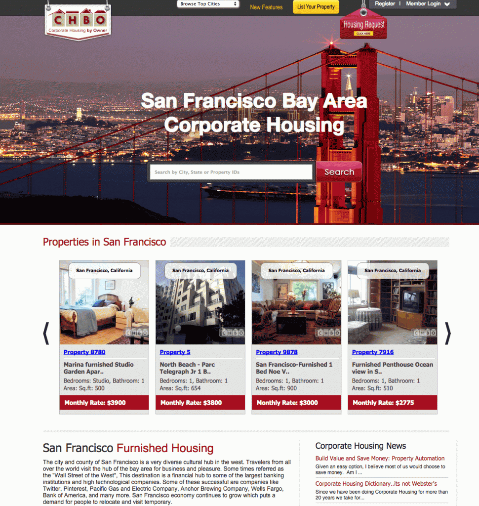 San Francisco Corporate Housing