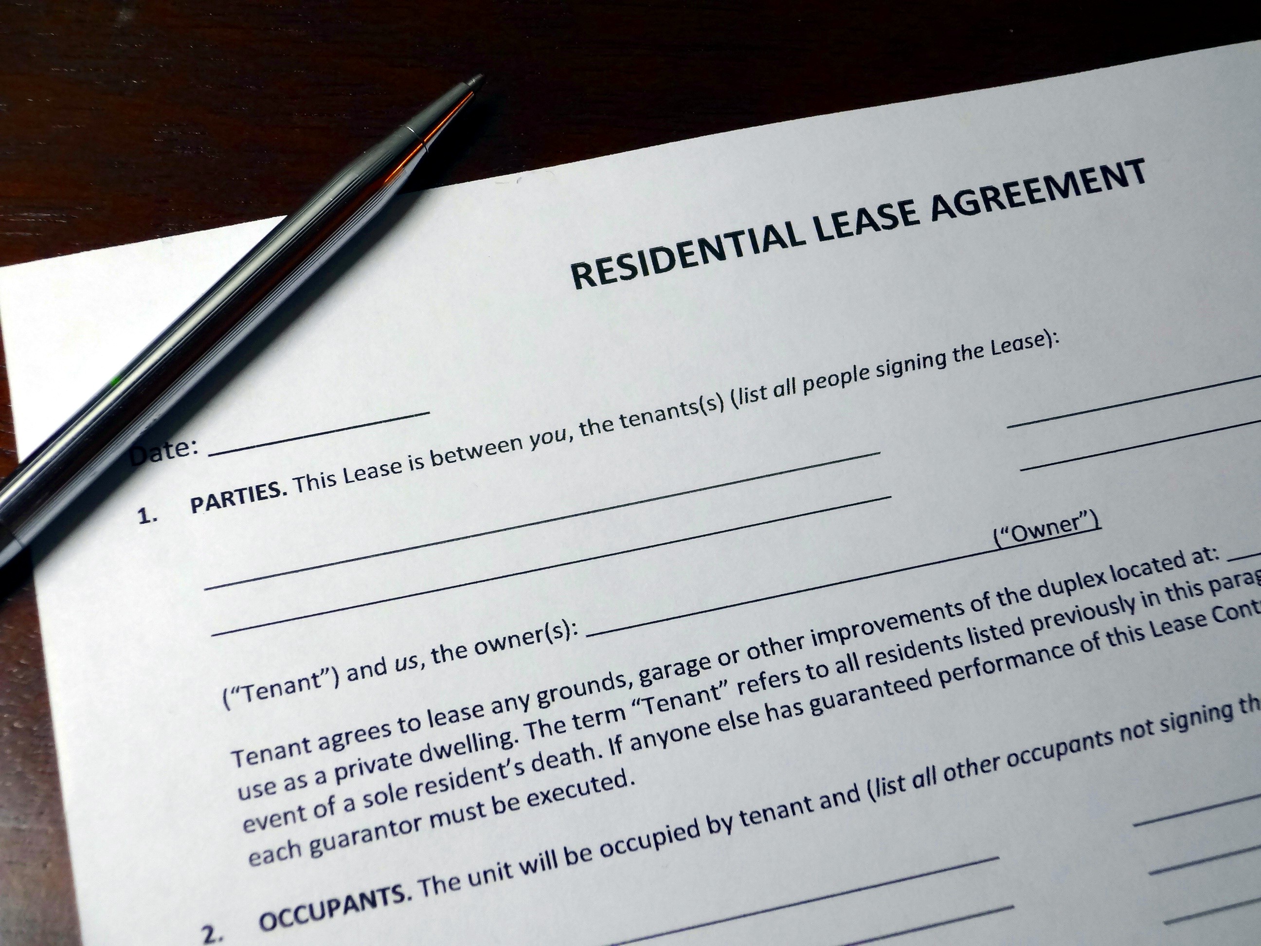 rental lease agreement