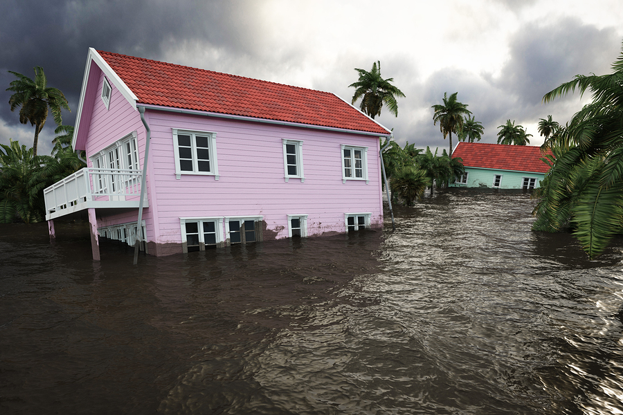 Save Download Preview flooding houses with rising water