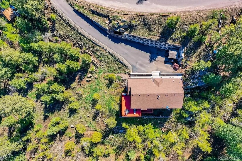 Birdseye view of the incredible property