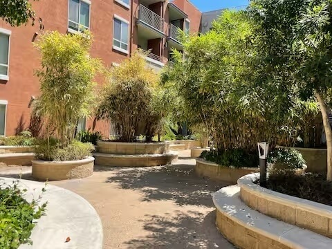 Bamboo walkway, serenity garden