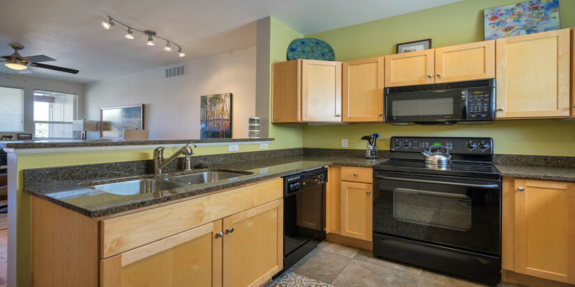 One Bedroom at The Promenade at Lowry