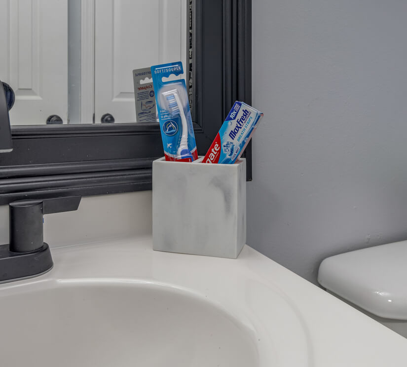 Complimentary Toothpaste & Toothbrush