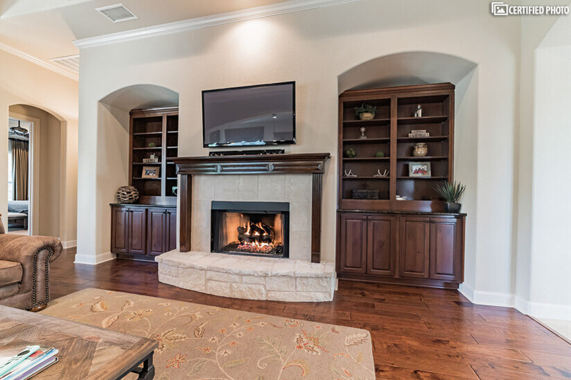 Great fireplace