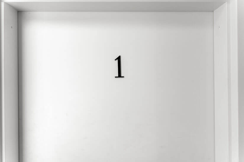 X marks the spot, this is your door once upstairs.