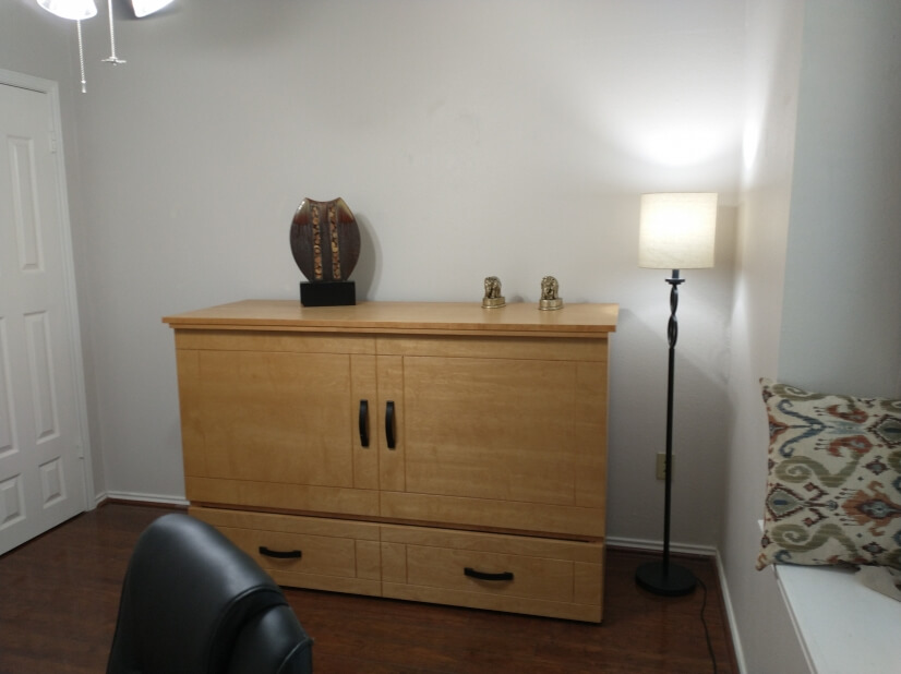 Secondary Queen cabinet bed