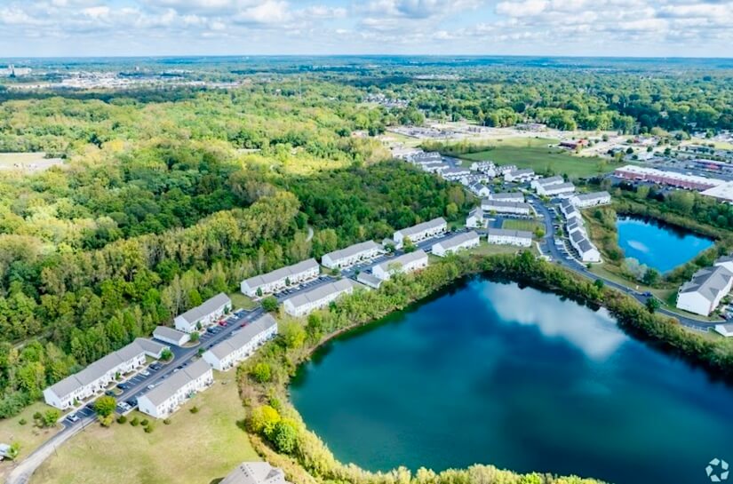 The community ariel view