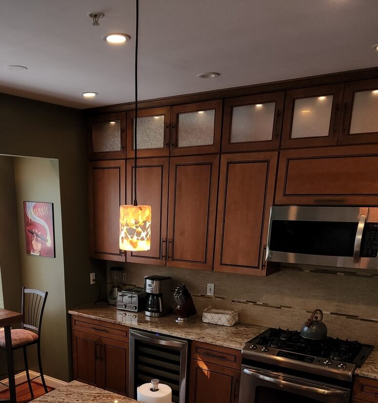 Kitchen view  from dining room