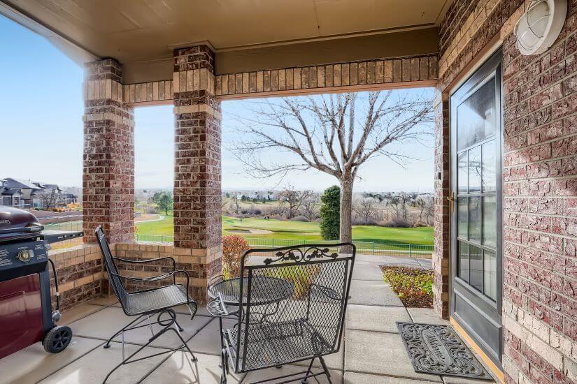 Covered Porch with Panoramic Views