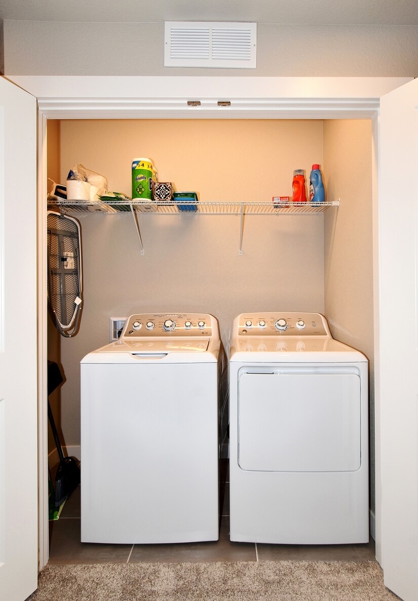 Fully equipped laundry inside unit