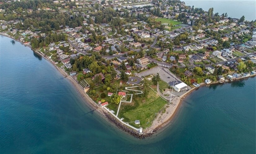 Aerial View of Browns Pt