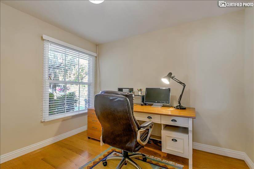 3rd bedroom can be used as an office.