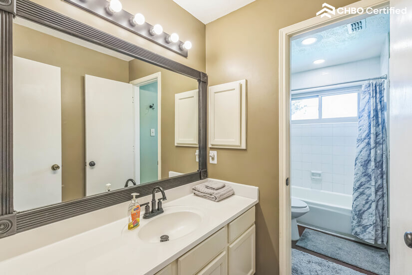 Vanity in master Bathroom