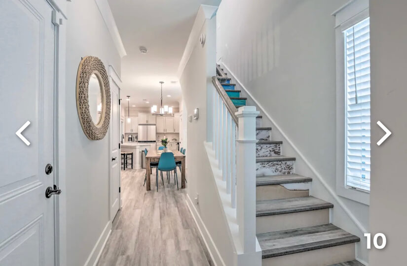Foyer and stairs to upper levels