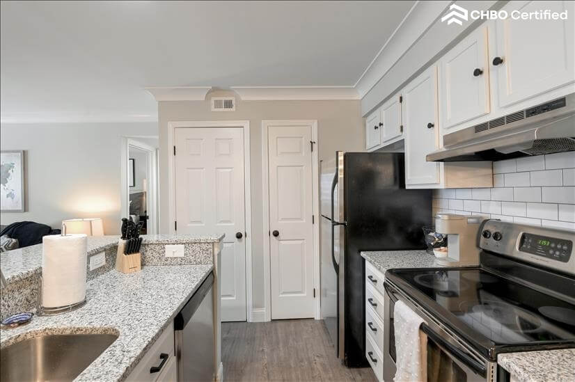 Fully stocked kitchen