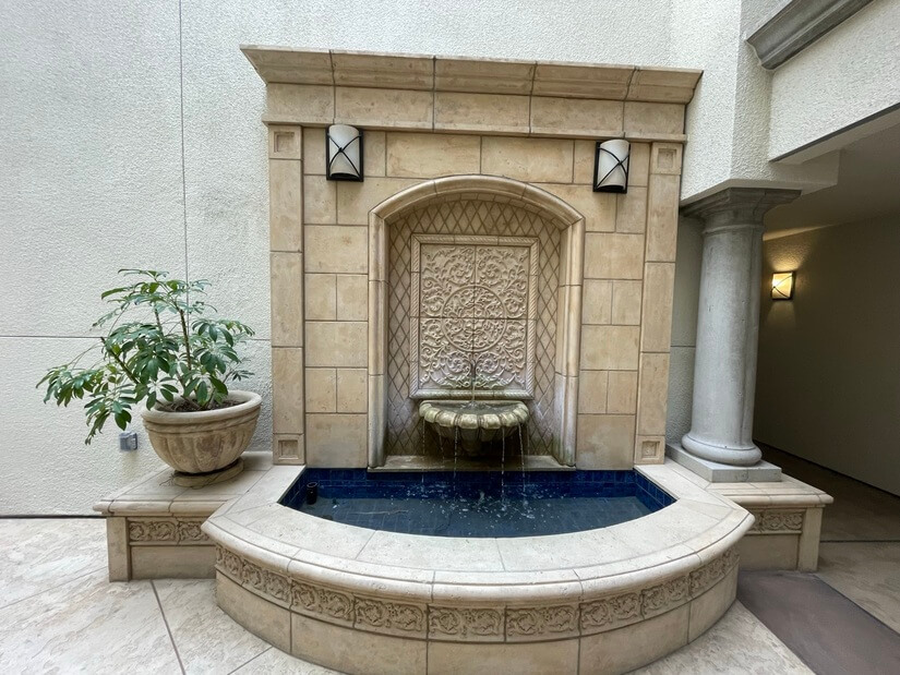 Fountain in Entry