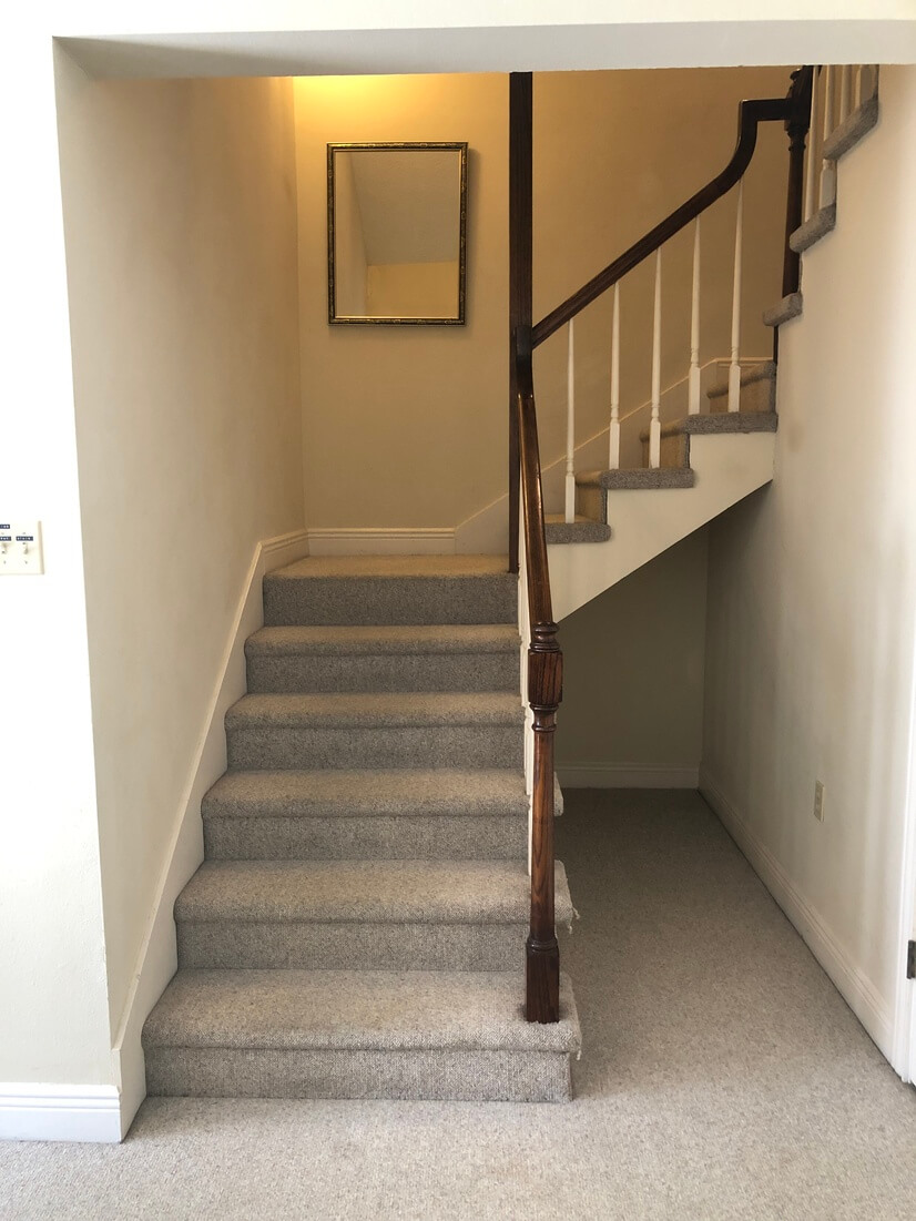 interior stairway to 2nd & 3rd floors