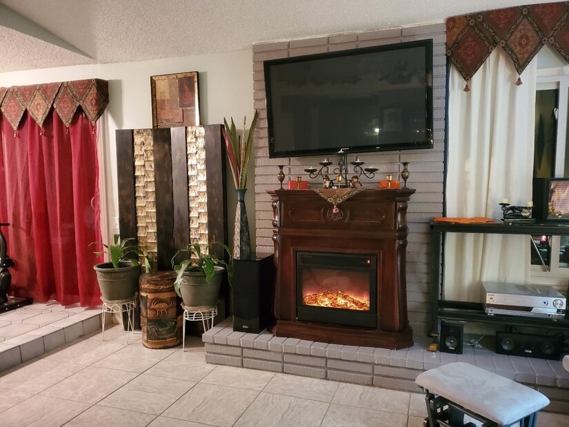 Fireplace in Living