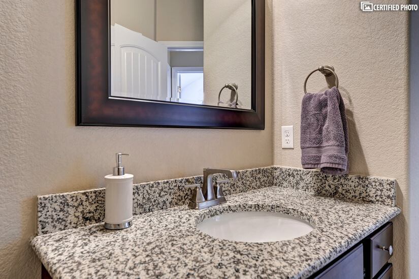 Granite Counter- 2nd bathroom