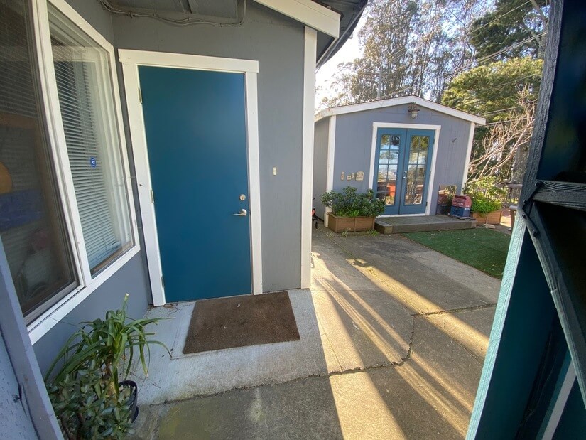 Backyard Patio Entrance