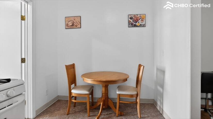 Cozy Dining Area with Table Seating for Two