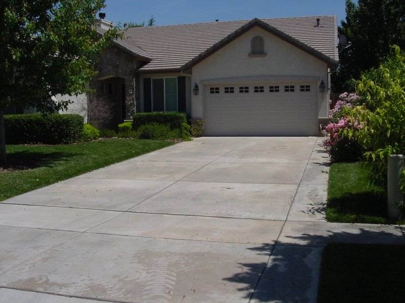 Summertime photo of the home
