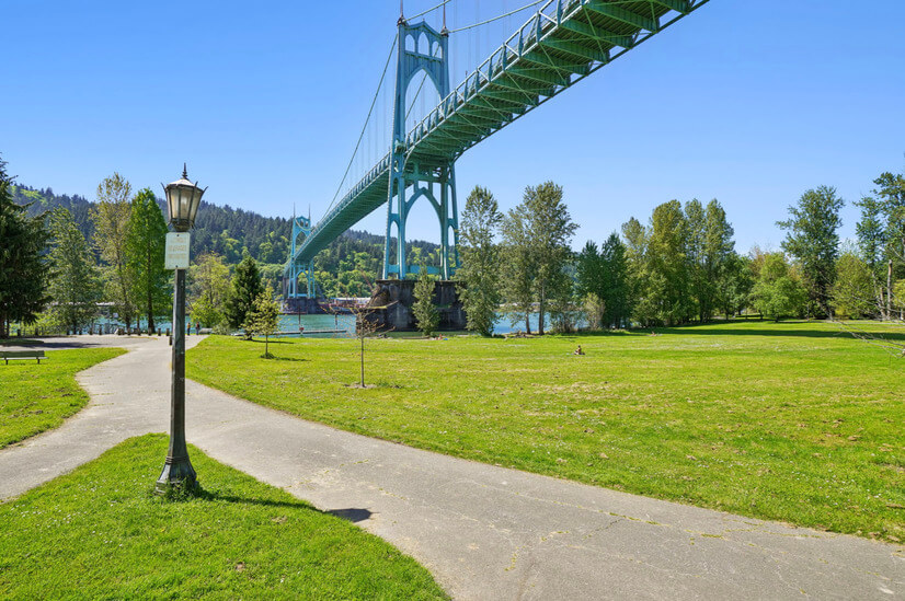 Cathedral Park 3 Blocks Away
