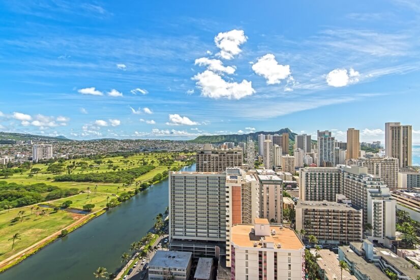 View of Ala Wai Canal
