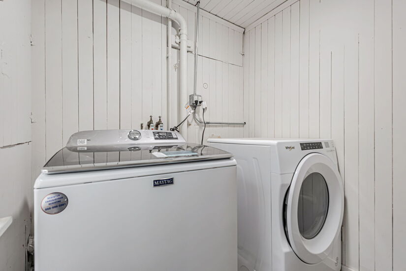 Washer and Dryer in Garage