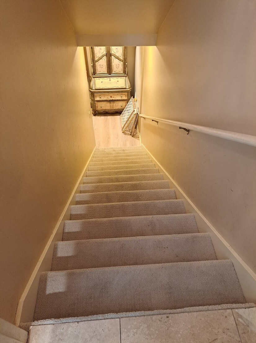 Stairs leading to Basement