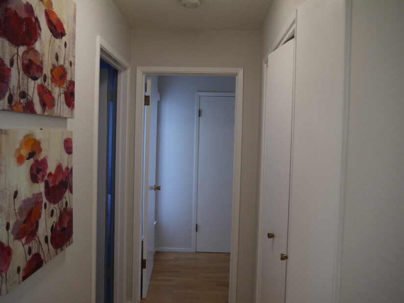 hallway to bedroom