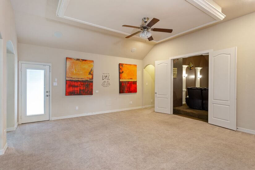 Open Game room to Media Room