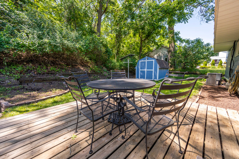 Prep your meal on the grill and enjoy dining al fresco.