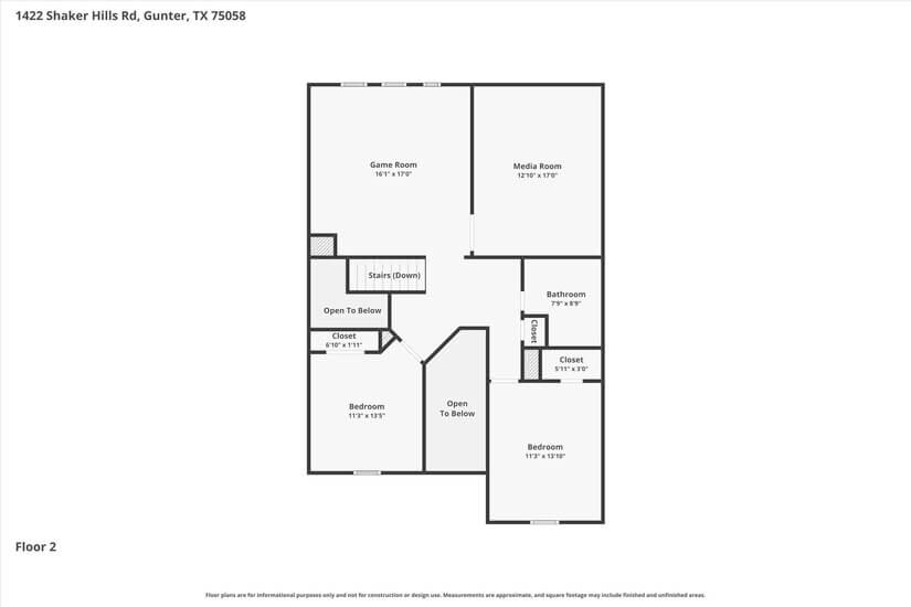 Floor Plan: 2nd Floor
