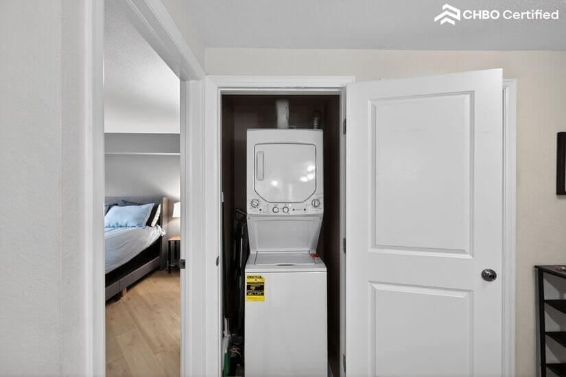 Stackable washer and dryer