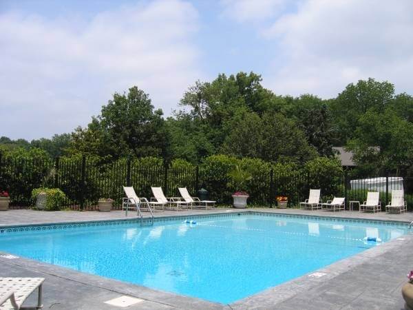 Sequoyah Square community pool located behind