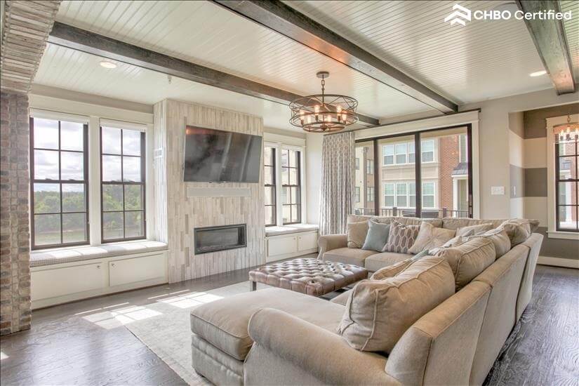 Living Room - lots of natural light