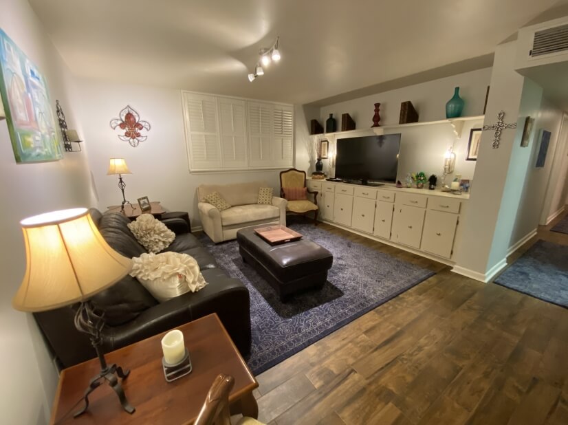 52” TV with blue ray DVD player