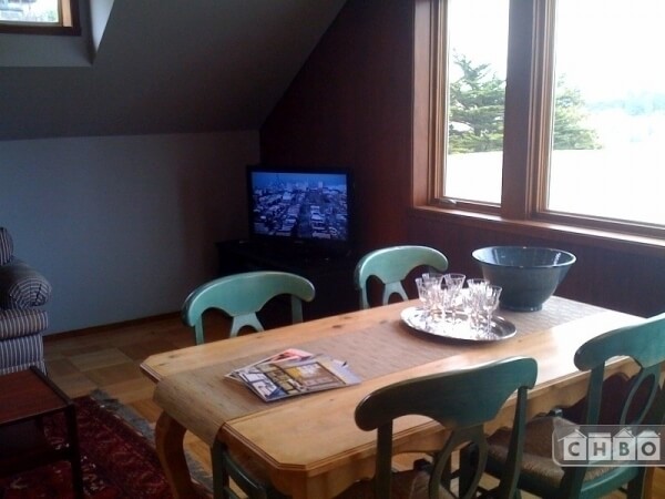 Great views from the dining area. The adjoini